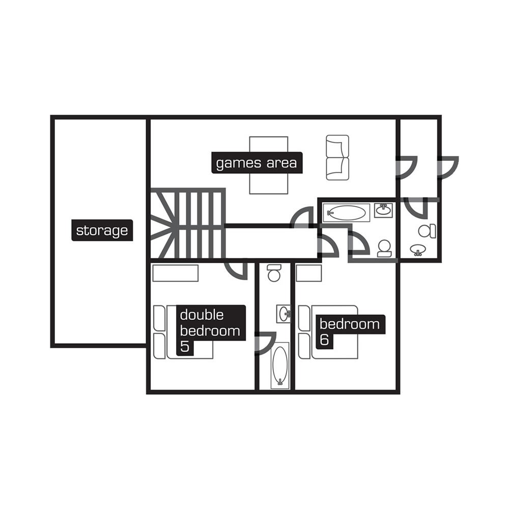 Chalet Sophie La Tania Floor Plan 1